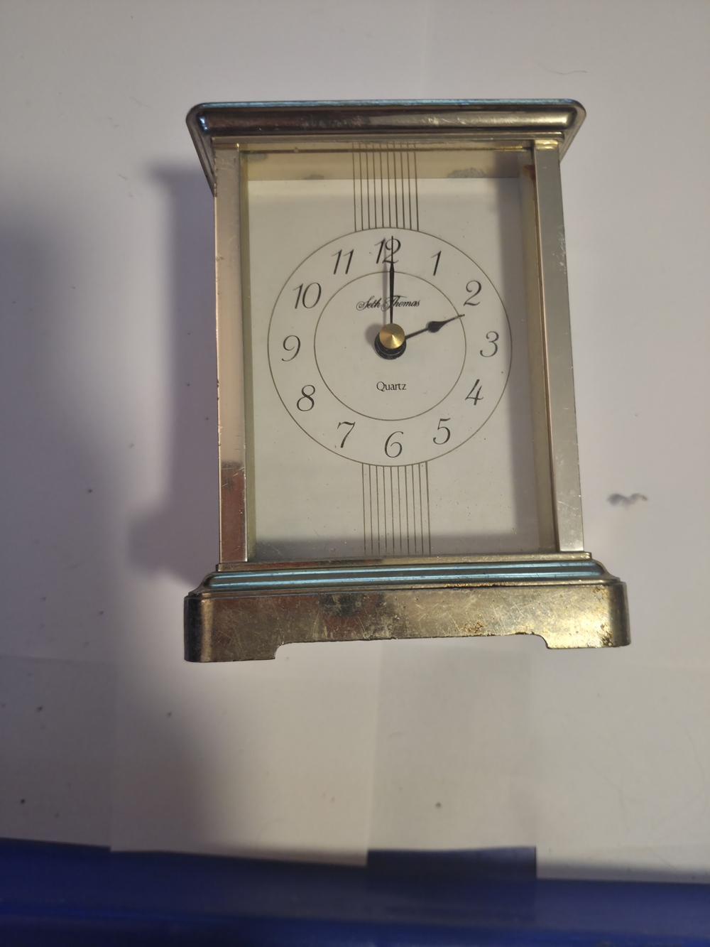 Seth Thomas Cherish II Quartz Coachlight Mantle Clock Doesn't Work For Parts
